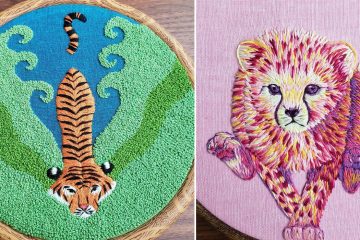 Animal Embroidery Art