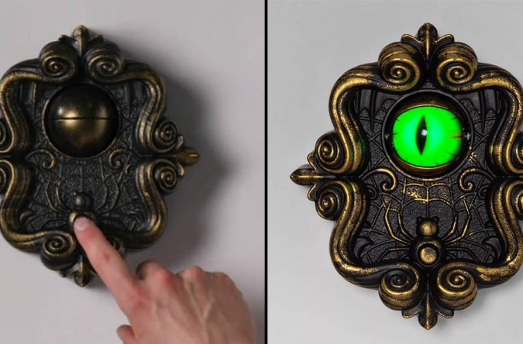 Animated Eyeball doorbell