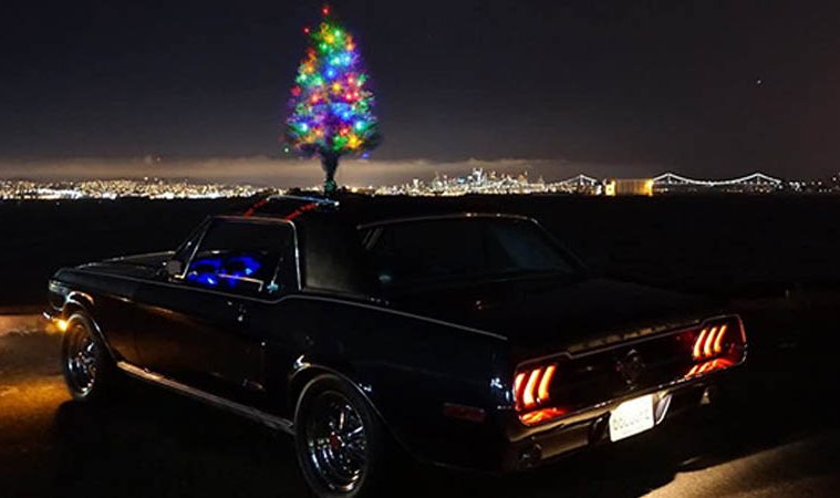 Car christmas tree
