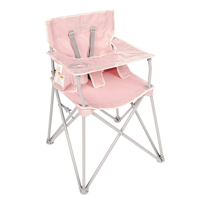 ciao baby portable high chair blush