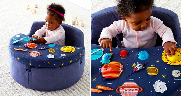 deep space baby activity chair