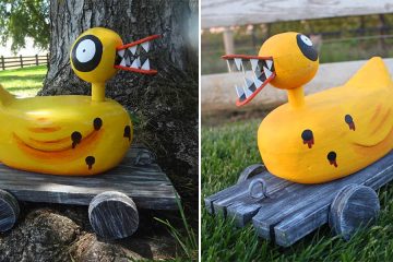 evil toy duck