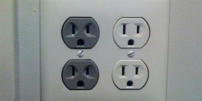 funny pareidolia plug sockets emotions