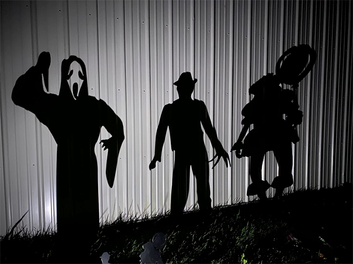 horror characters shadows