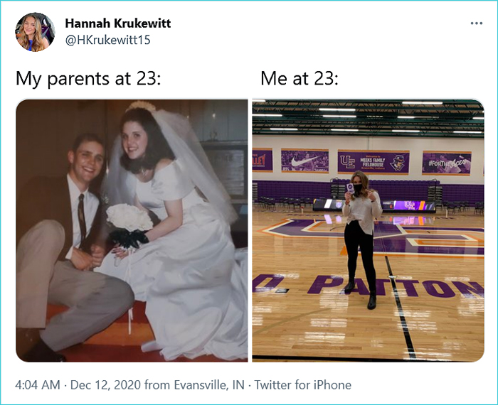 my parents vs me hannah krukewitt
