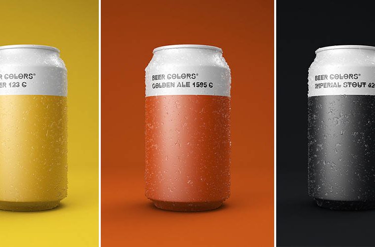 Pantone Color beer cans