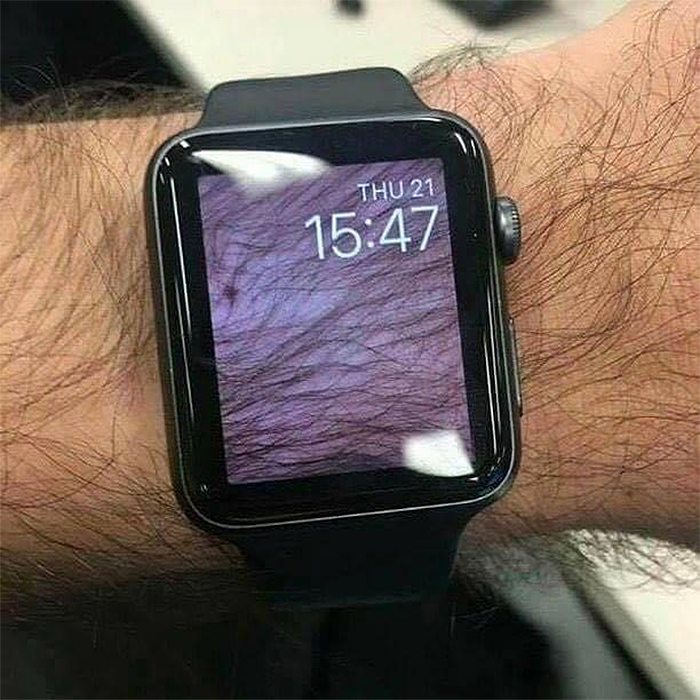smartwatch arm background