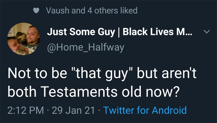 technically true old testaments