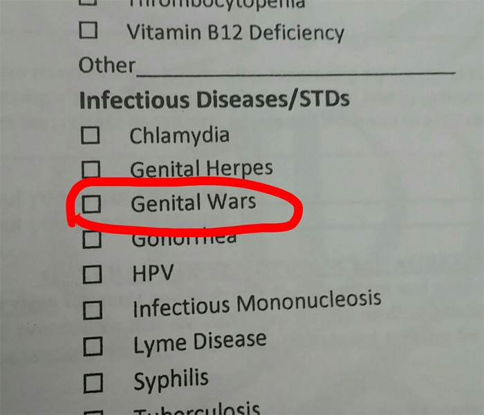 worst misspellings genital wars